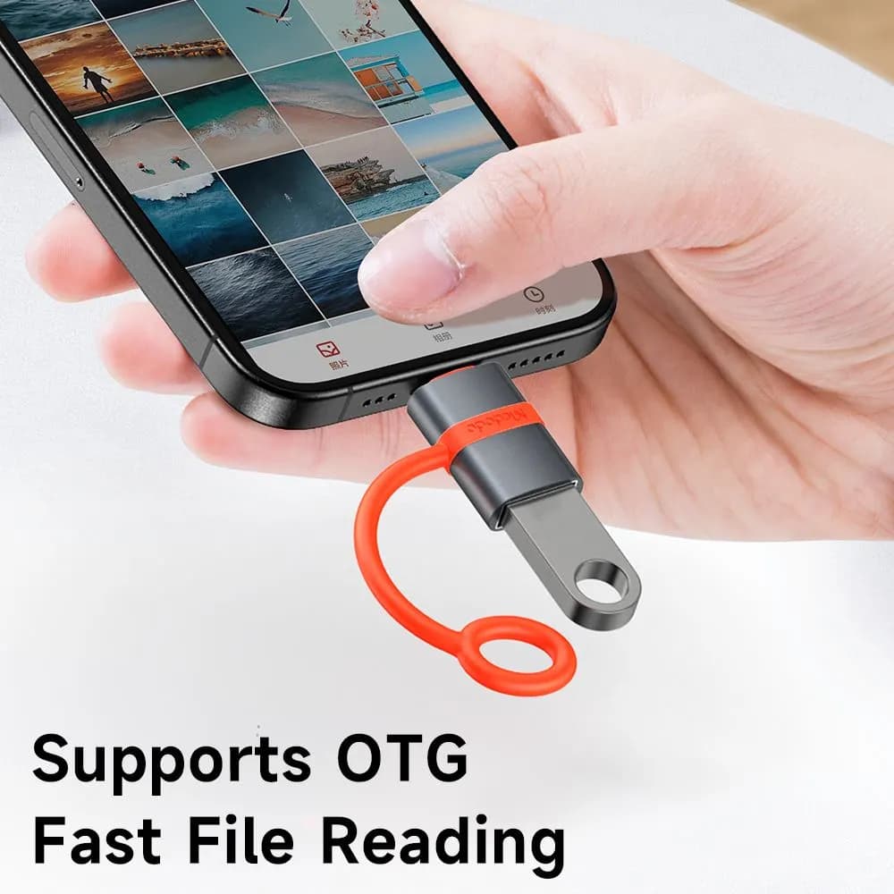 تبدیل OTG پورت 3.0 USB-A به USB-C برند مک دودو مدل Mcdodo OT-3810 — تصویر ۱۱