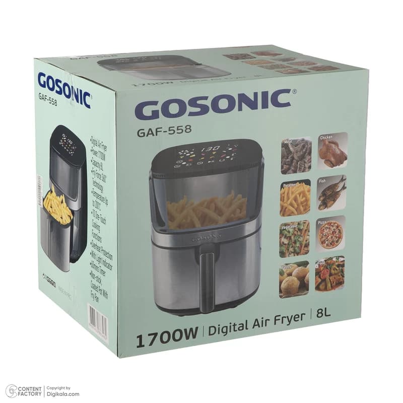 سرخ کن گوسونیک مدل GAF-558 — تصویر ۸