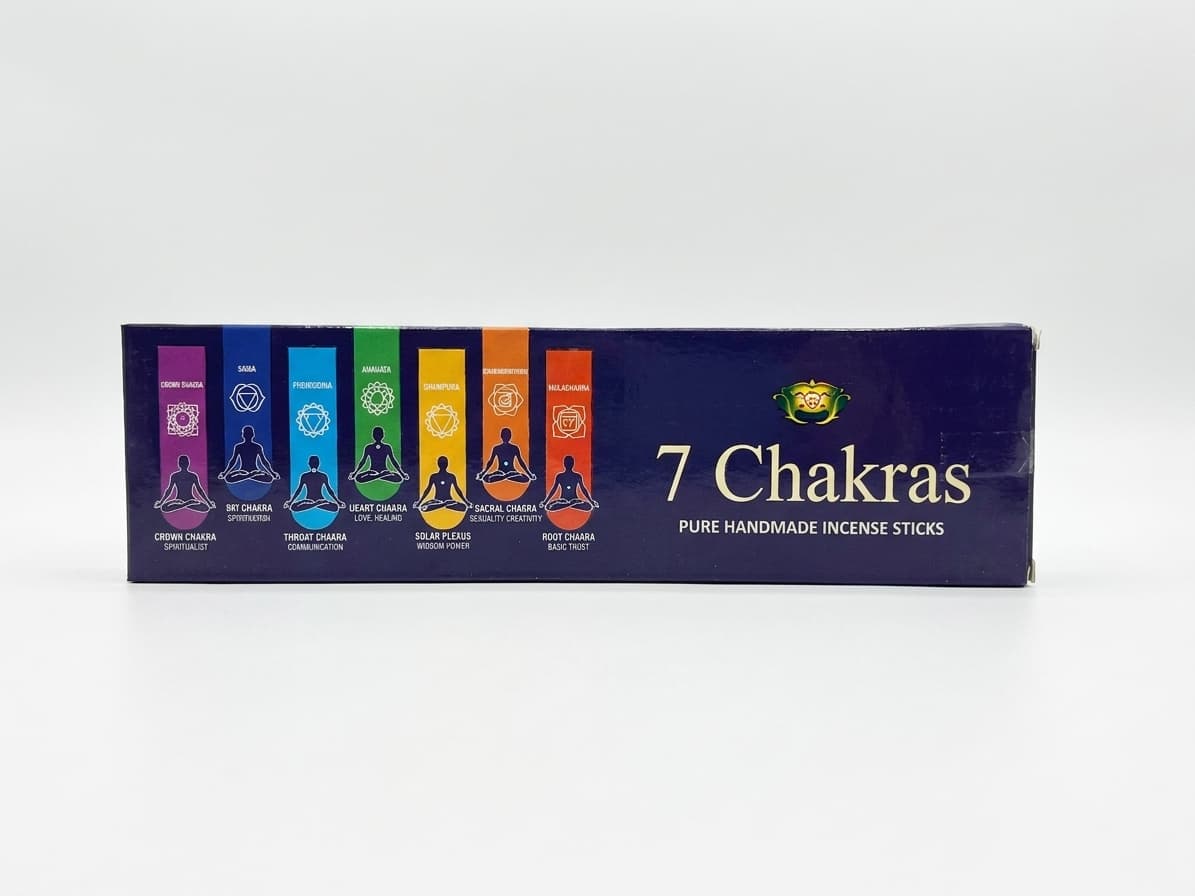 عود خوشبو کننده شاخه ای آسیا Asian مدل هفت چاکرا ( سون چاکرا ) 7 Chakra — تصویر ۲