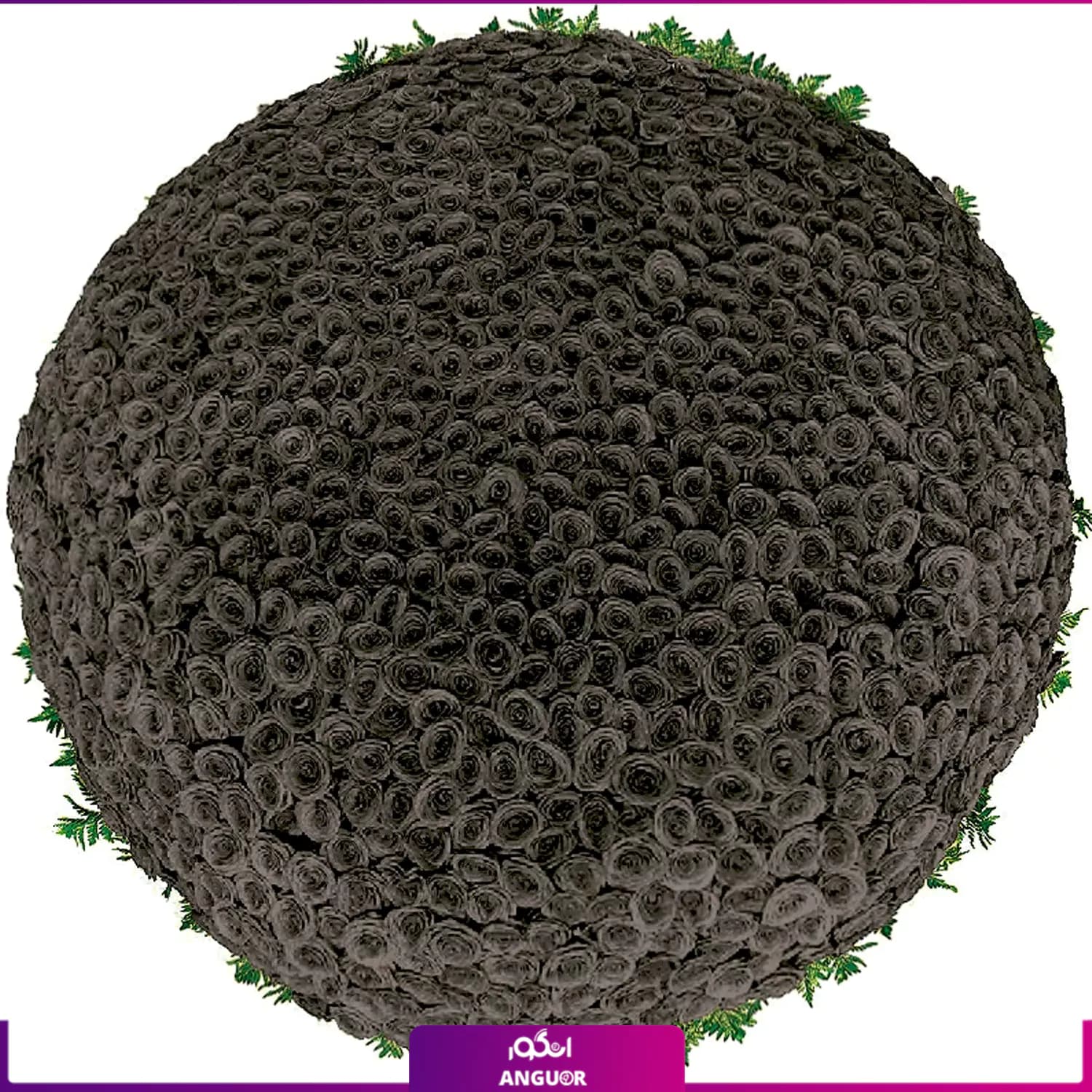 دسته گل خیلی بزرگ رز مشکی – ۱۰۰۱ شاخه
