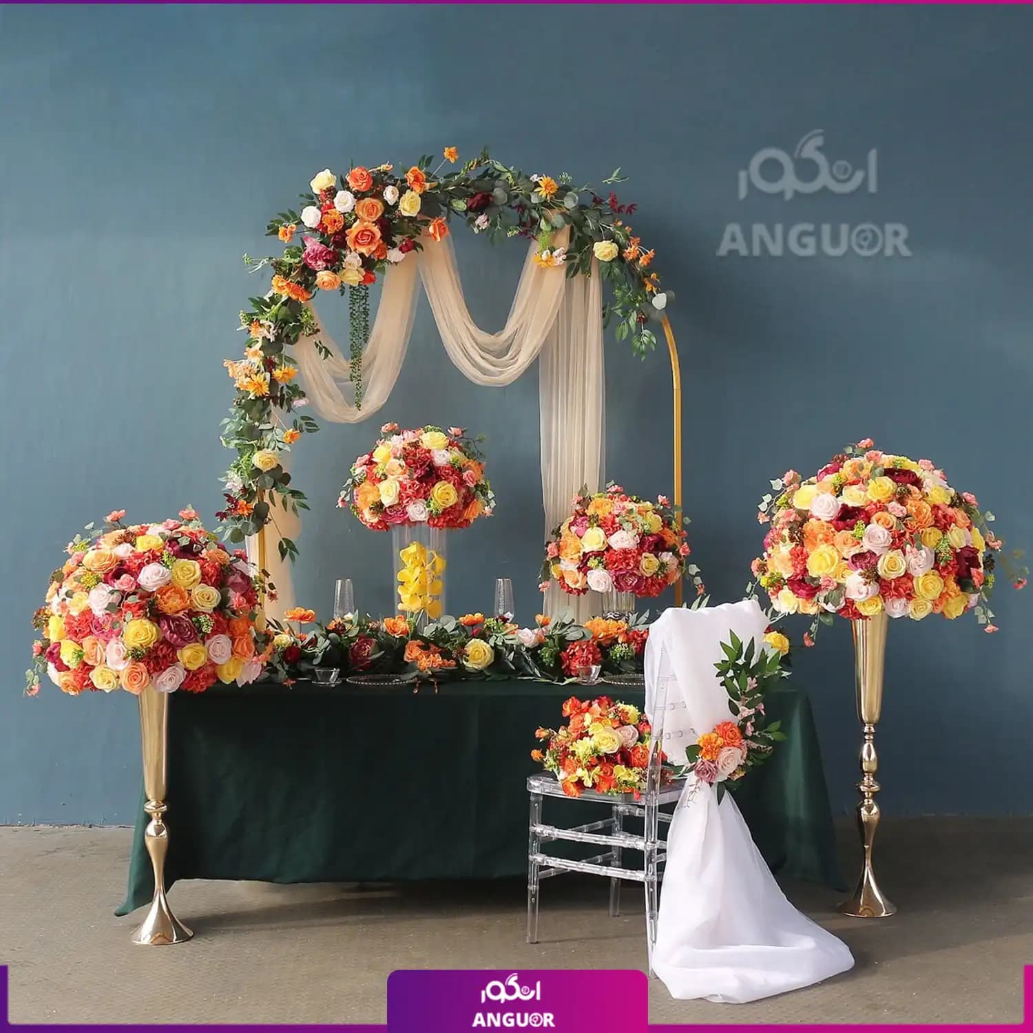 گل آرایی ویژه عقد (گل آرایی در محل شما)
