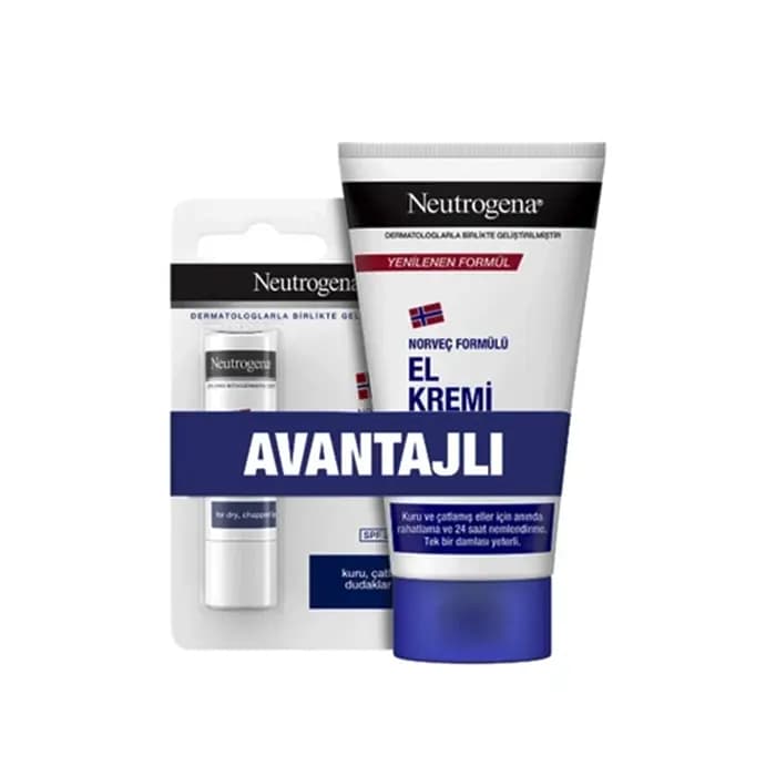 کرم مرطوب کننده نیتروژینا 75 میل بهمراه بالم لب Neutrogena EL KREMi & Dudak Bakim Kremi — تصویر ۷