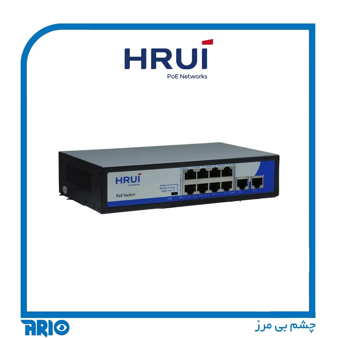 سوییچ 8 پورت HR900-AF-82GNS HRUI — تصویر ۳