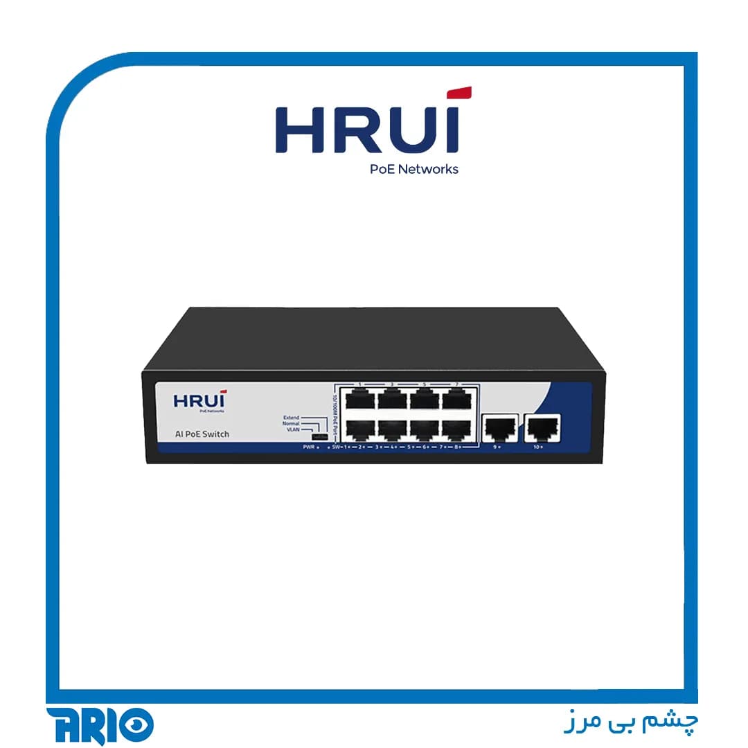 سوییچ 8 پورت HR900-AF-82GNS HRUI — تصویر ۲