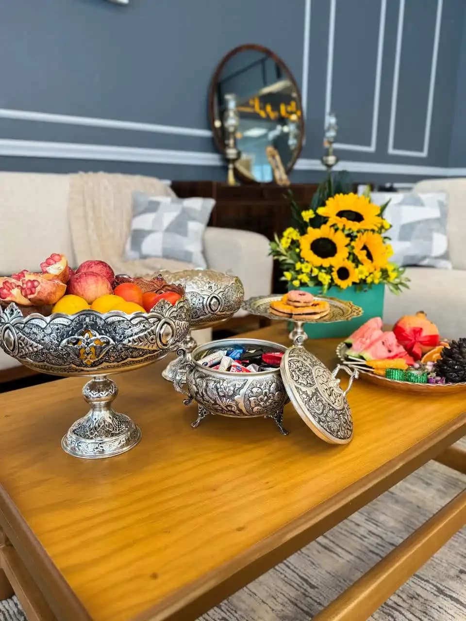 سرویس نقره اندود لبه دالبر — تصویر ۶