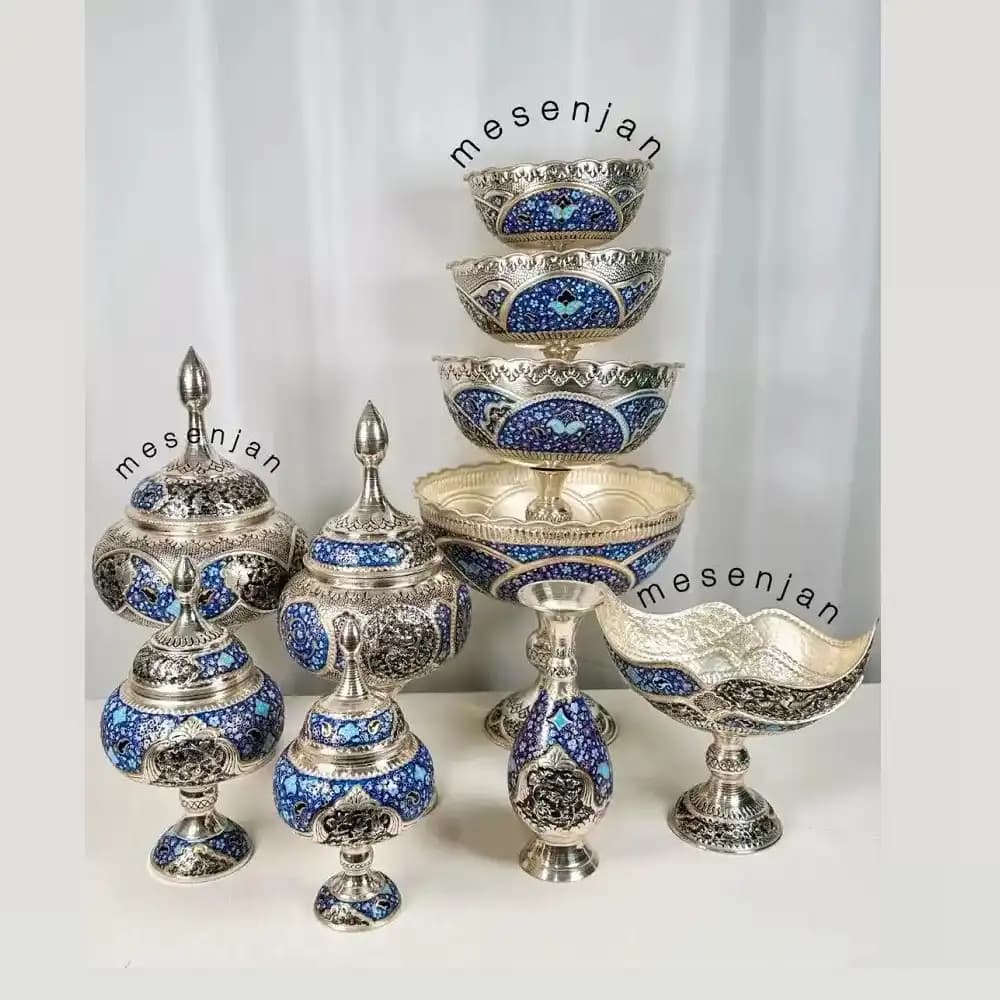 سرویس پذیرایی نقره اندود تذهیب