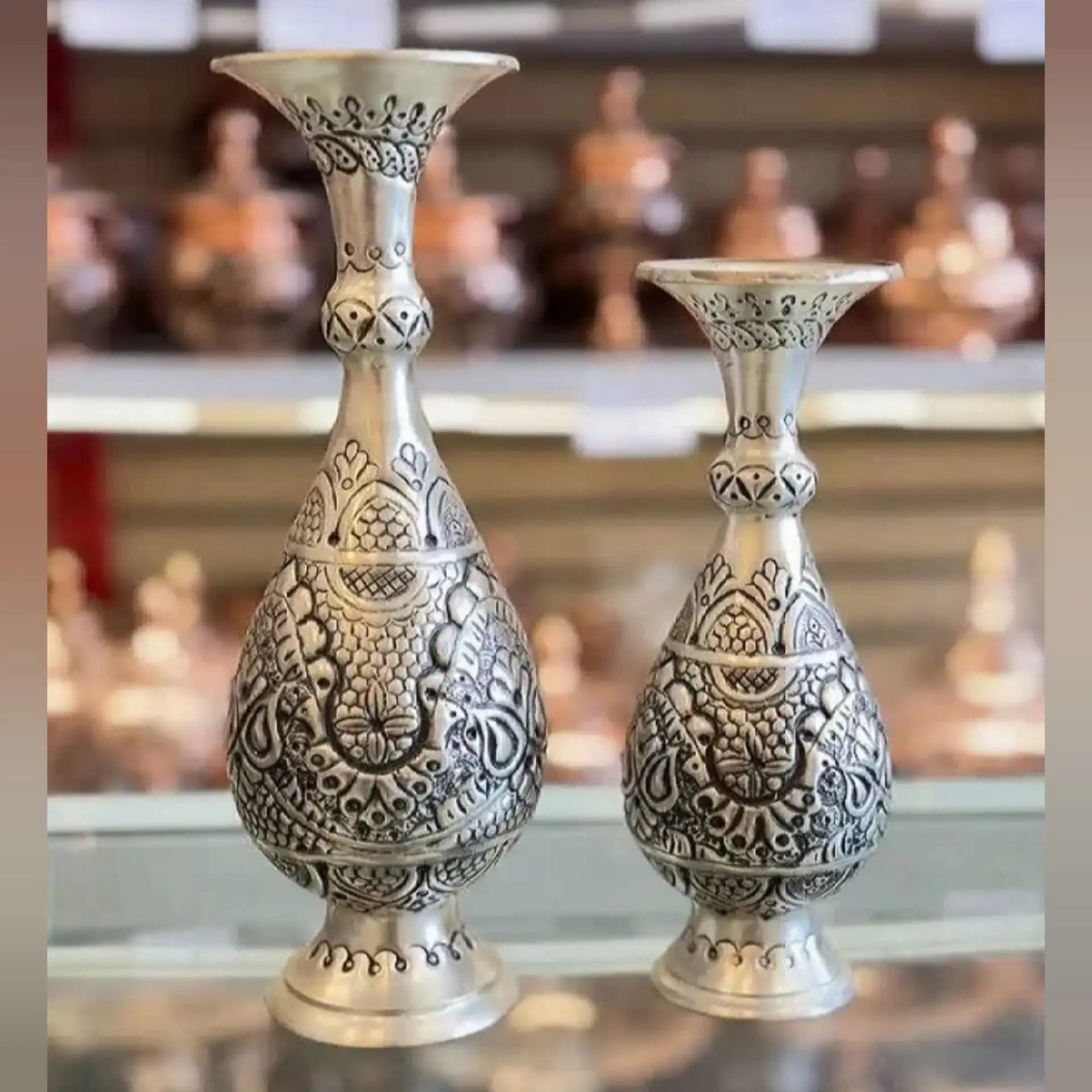 گلدان نقره اندود — تصویر ۲