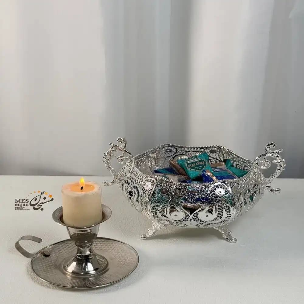 شکلات خوری ملیله نفیس دست‌ساز