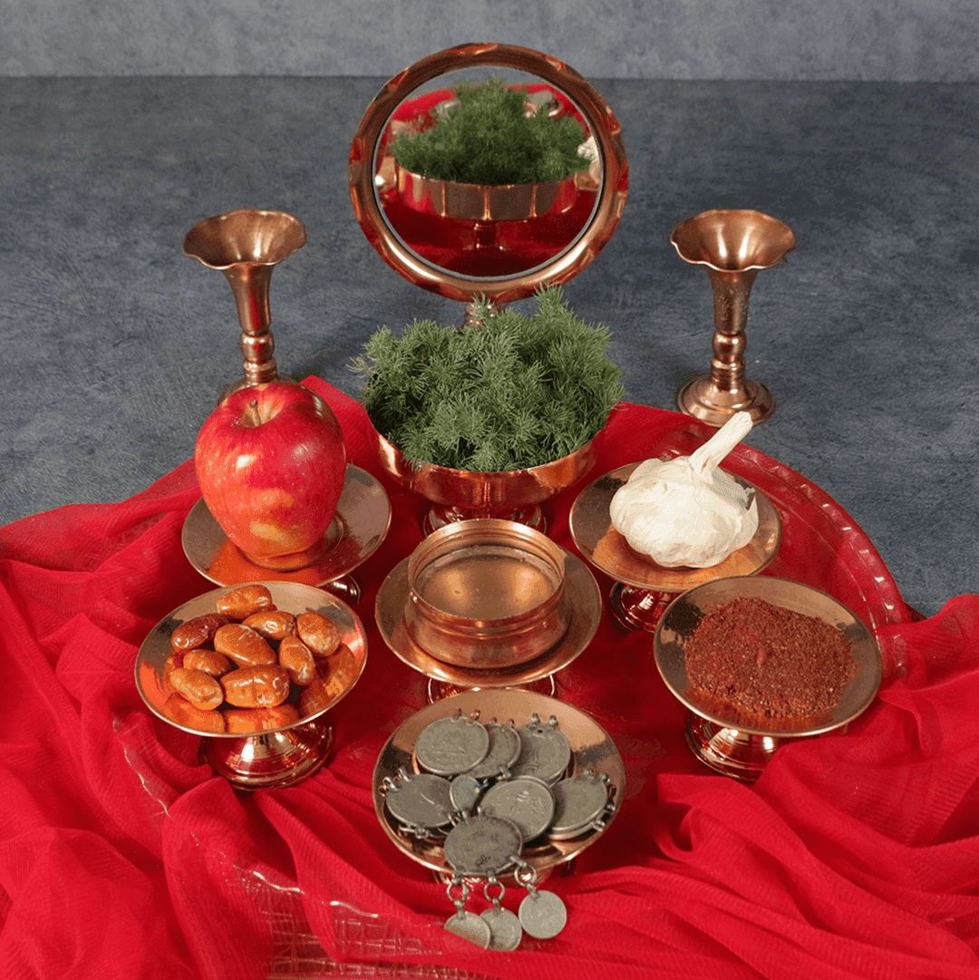 هفت سین مسی طرح بشقابی