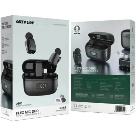 میکروفون یقه‌ای گرین لاین مدل Flex Mic Duo اورجینال — تصویر ۶