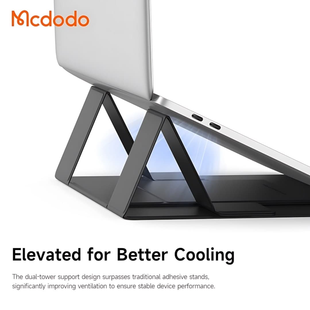 استند پایه نگهدارنده تاشو چرمی لپتاپ و تبلت مک دودو مدل Mcdodo FS-802 — تصویر ۲