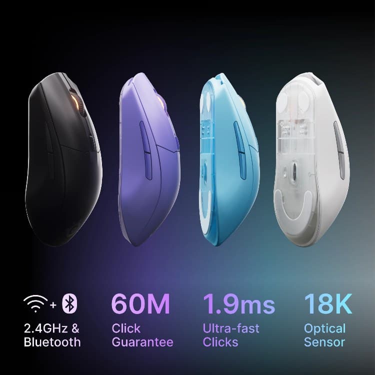 موس گیمینگ SteelSeries Rival 3 Wireless Gen 2 سفید — تصویر ۲