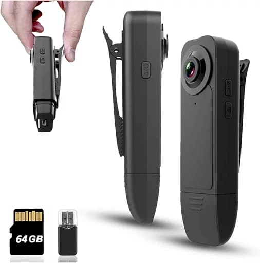دوربین بادی کمرا کوچک و حرفه ای Mini Body Camera 1080P اورجینال امازون المان