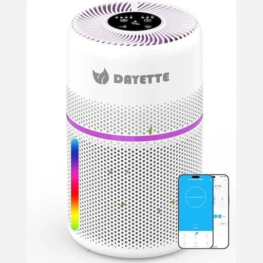 تصفیه هوا اسمارت برند DAYETTE مناسب برای 90 متر مربع اورجینال امازون المان