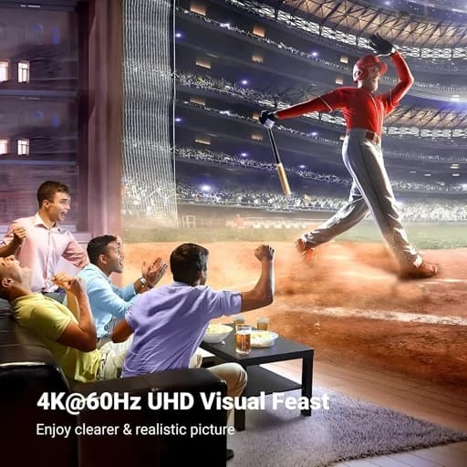 سوئیچ یوگرین HDMI 4K 60Hz، اسپلیتر HDMI دو طرفه اورجینال امازون المان) ارسال رایگان⭐ — تصویر ۴