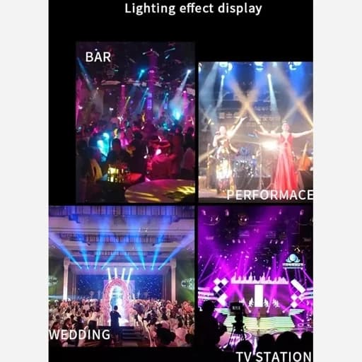 چراغ پارتی (پارتی لایت)LED فولکالر 3 حالت .صدا DMXو Master اورجینال امازون المان — تصویر ۷