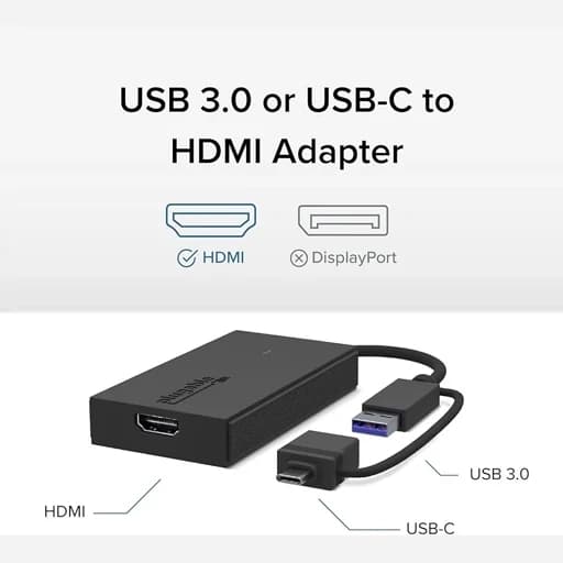 آداپتور USB C به HDMI قابل اتصال، آداپتور گرافیک اورجینال امازون المان — تصویر ۸