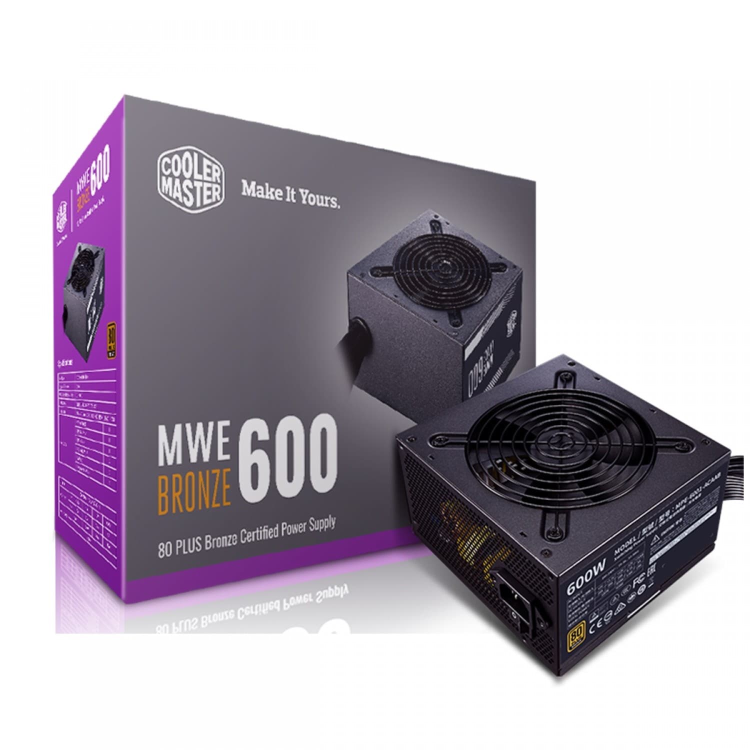 پاور Cooler Master MWE 600 Bronze – V2 — تصویر ۴