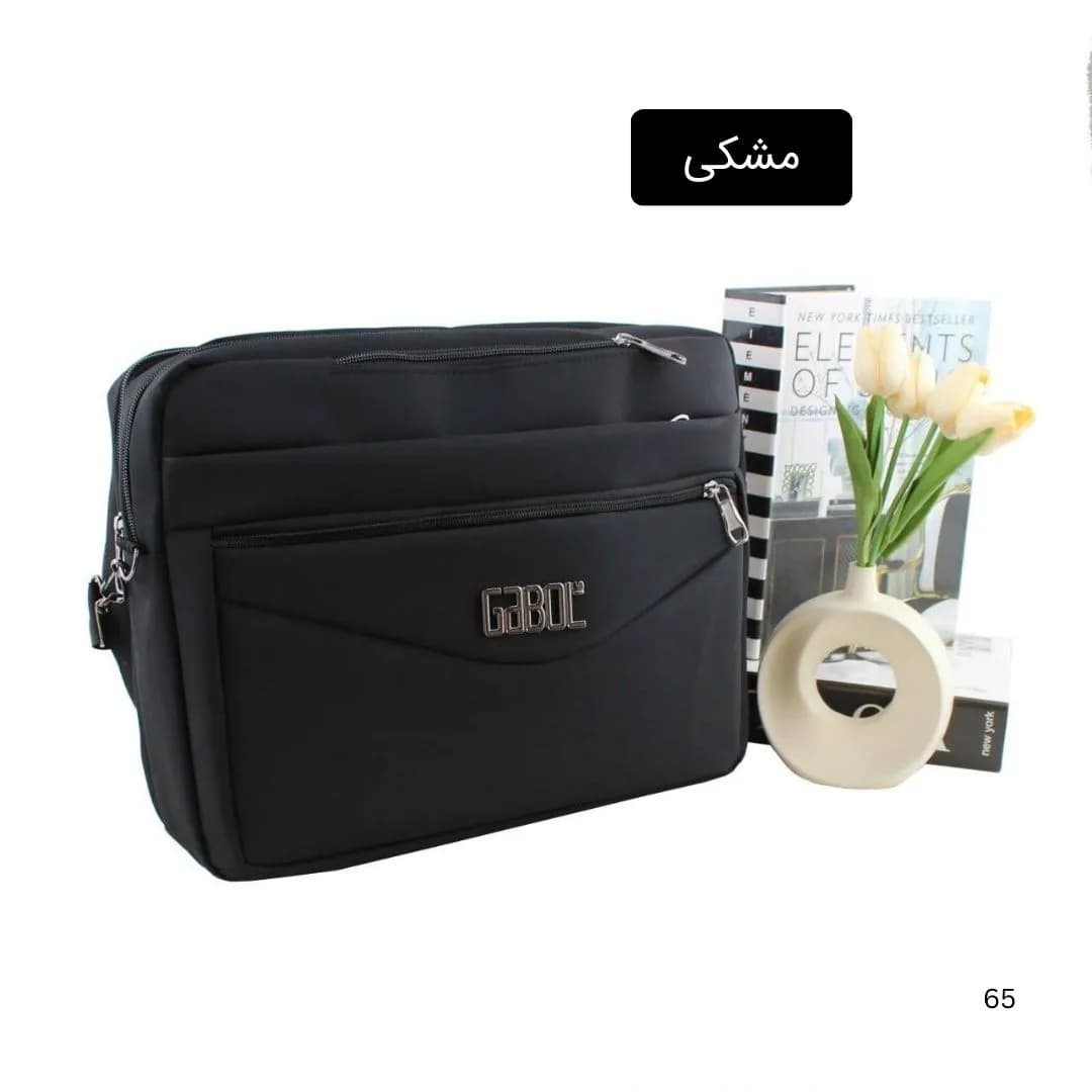 کیف مردانه پارچه ای اداری اسپرت روزمره بند دار — تصویر ۷