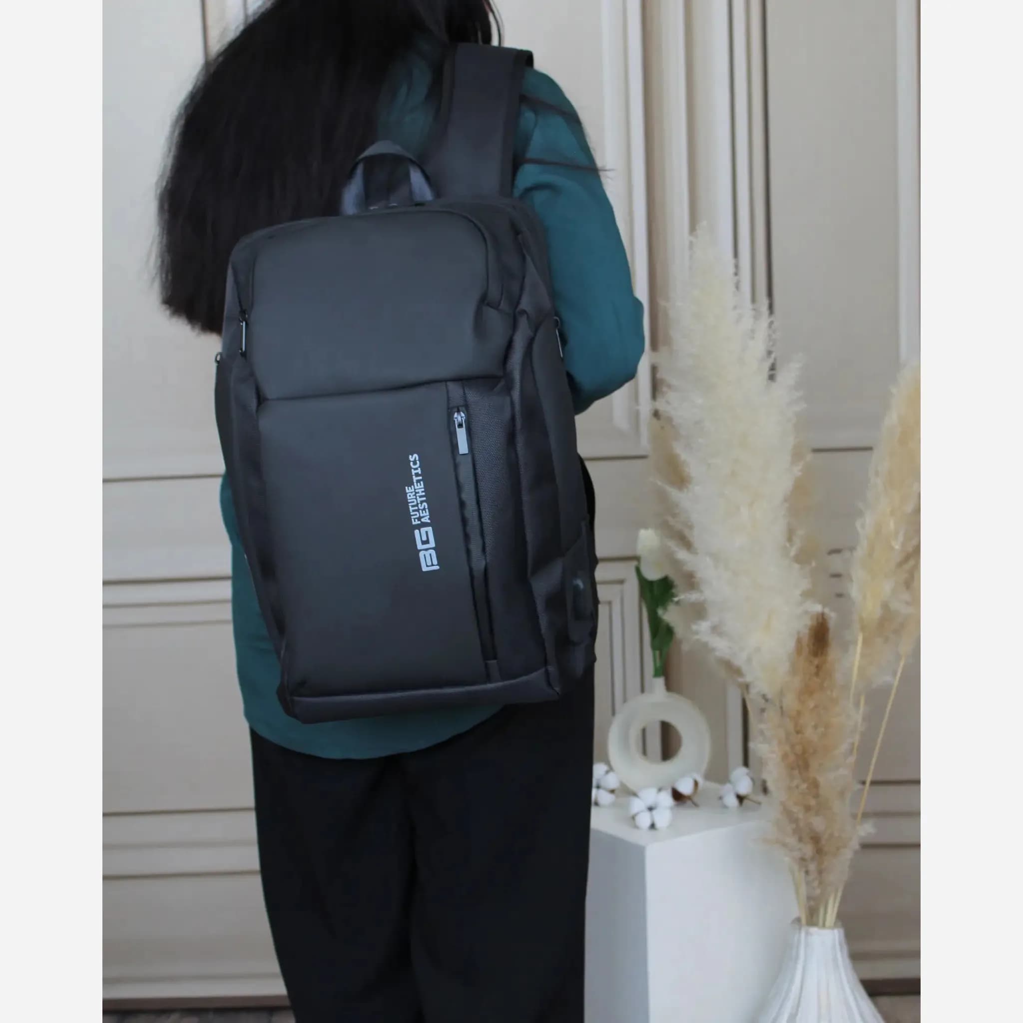 کوله پشتی روزمره و مدرسه دانشگاه پارچه ای با ابعاد 47 در 29 سانتیمتر — تصویر ۶
