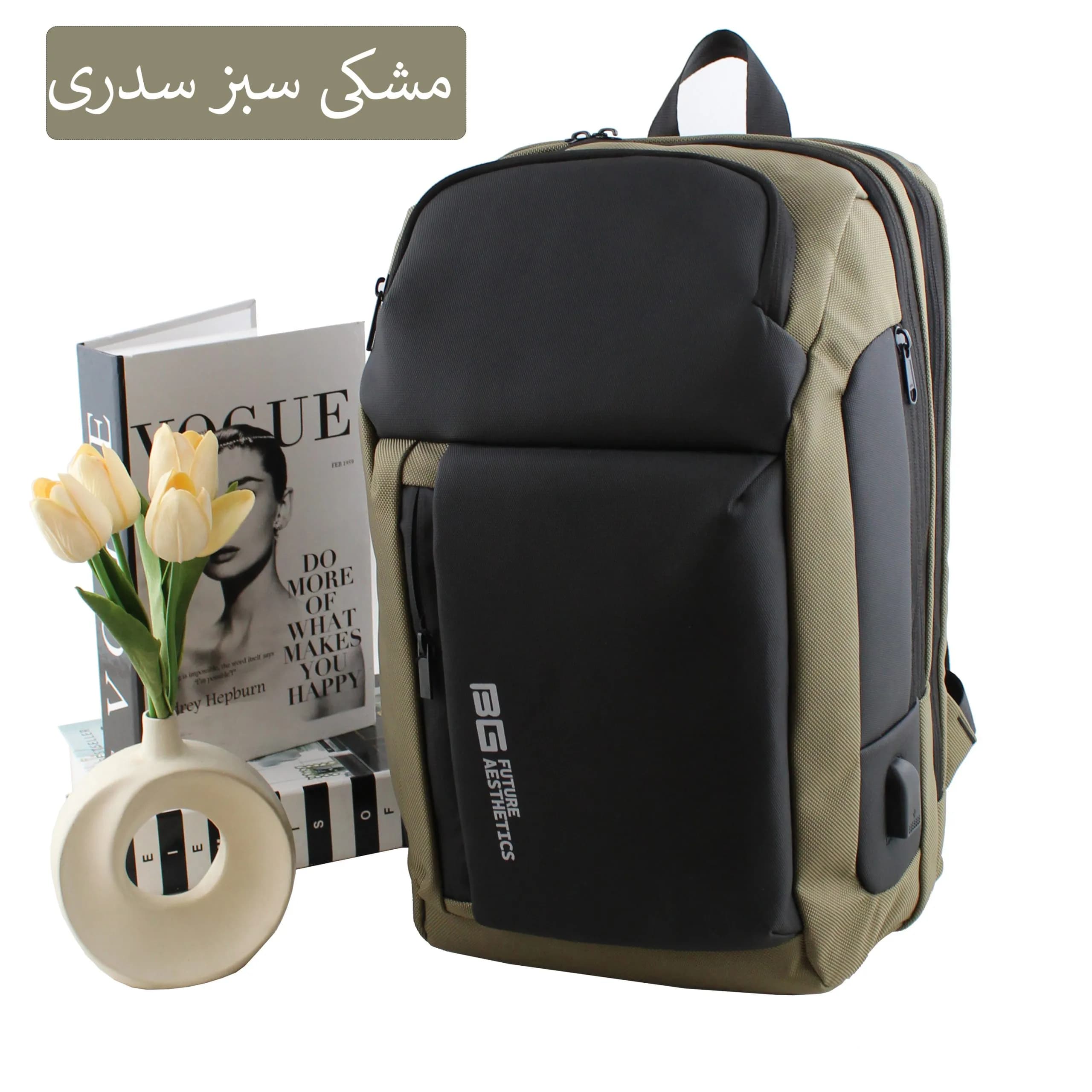 کوله پشتی روزمره و مدرسه دانشگاه پارچه ای با ابعاد 47 در 29 سانتیمتر — تصویر ۴