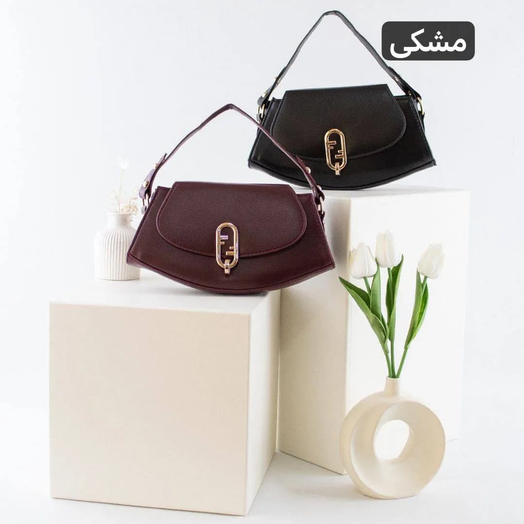 کیف پاسپورتی چرم مصنوعی زنانه روزمره و مهمانی با بند بلند — تصویر ۵
