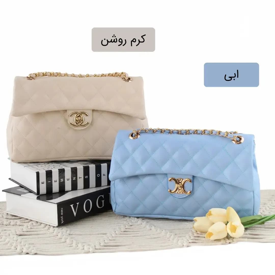 کیف پاسپورتی چرم مصنوعی زنانه روزمره بند بلند قهوه ای — تصویر ۱۰