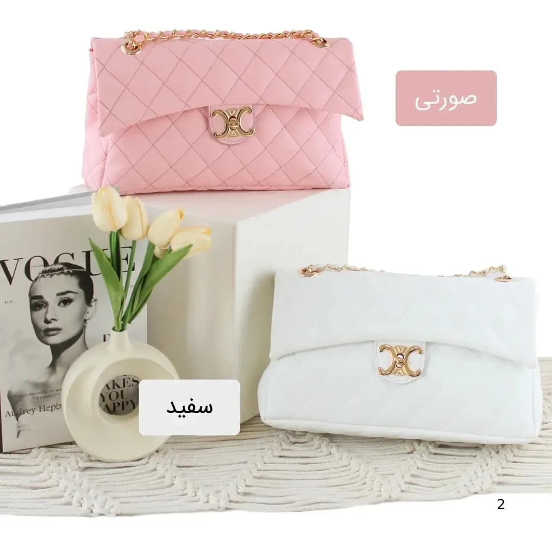 کیف پاسپورتی چرم مصنوعی زنانه روزمره بند بلند قهوه ای — تصویر ۶
