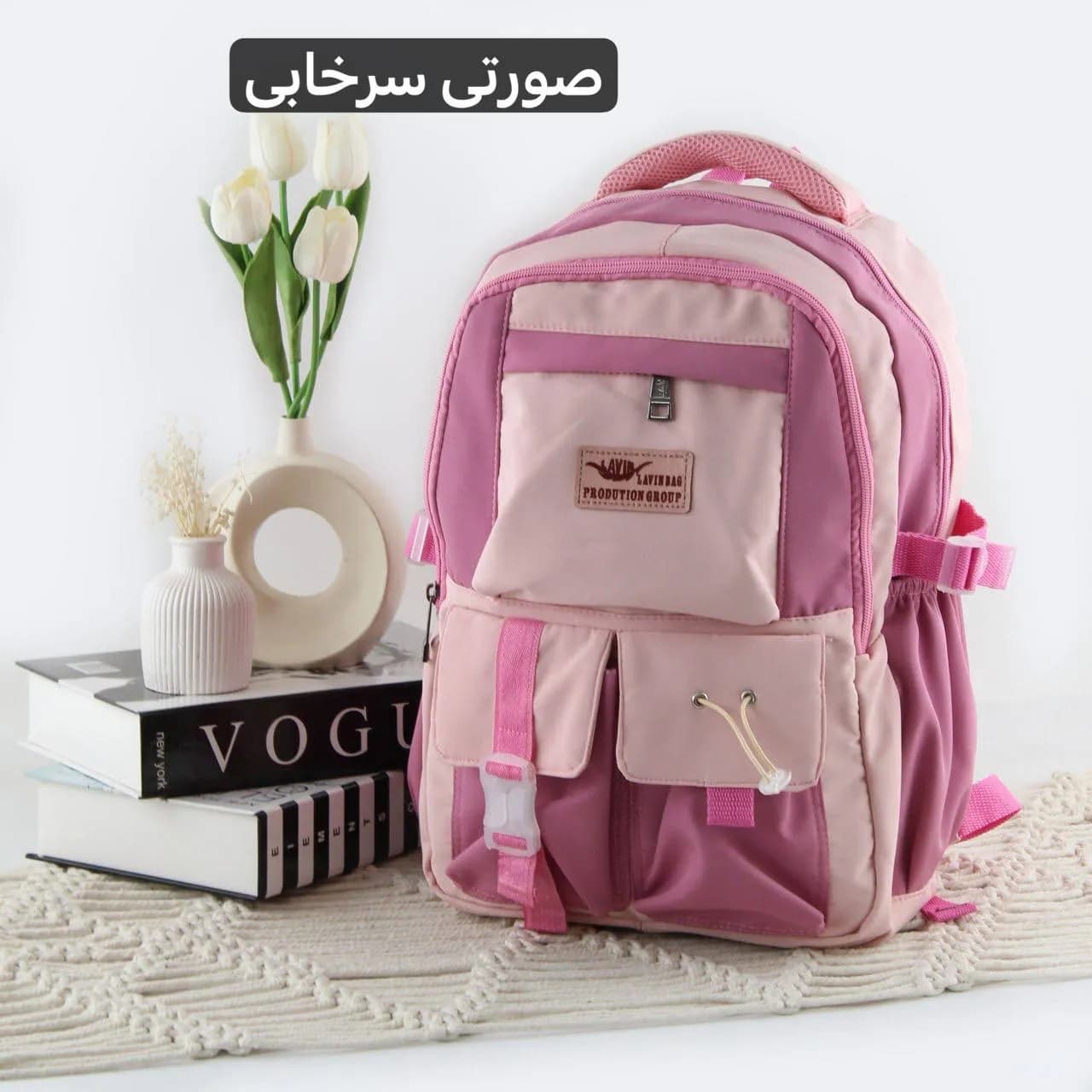 کوله پشتی بچگانه و مدرسه دیبا ابعاد 40 در 30 سانتیمتر — تصویر ۱۱