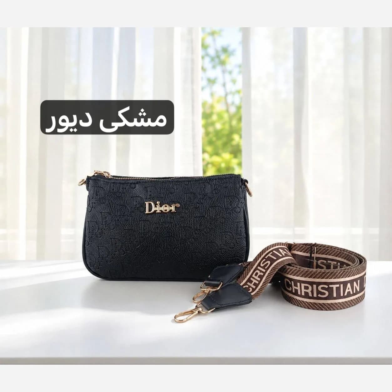 کیف زنانه پاسپورتی چرم مصنوعی روزمره و مهمانی — تصویر ۷