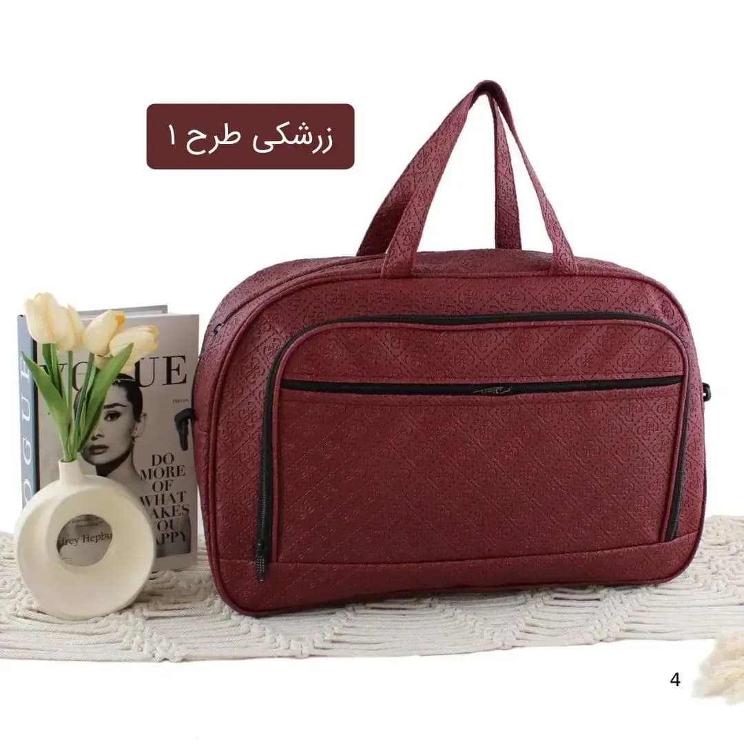 ساک دستی چرم مصنوعی زنانه روزمره و مهمانی با بند بلند — تصویر ۵