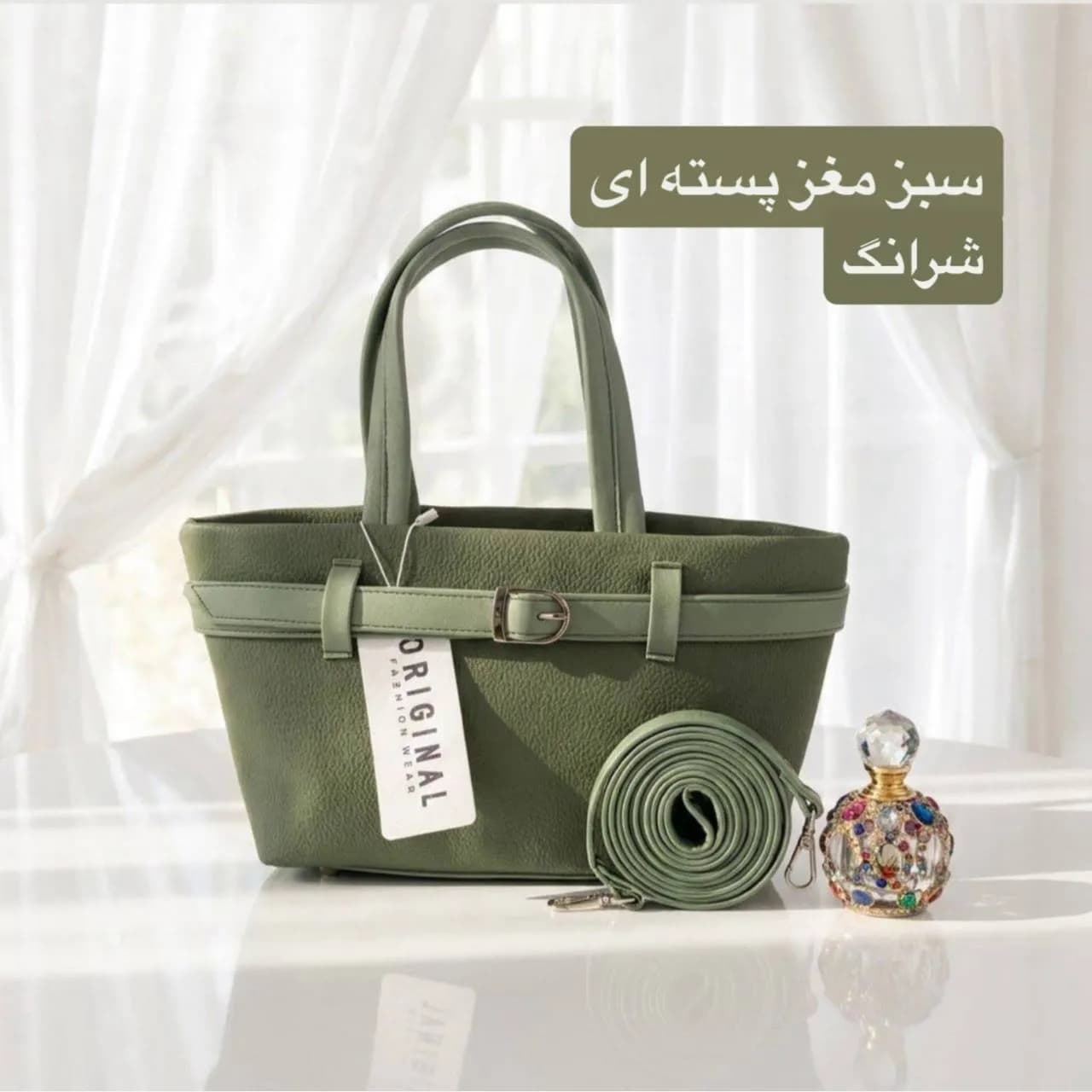 کیف پاسپورتی زنانه چرم مصنوعی روزمره رسمی مهمانی — تصویر ۵