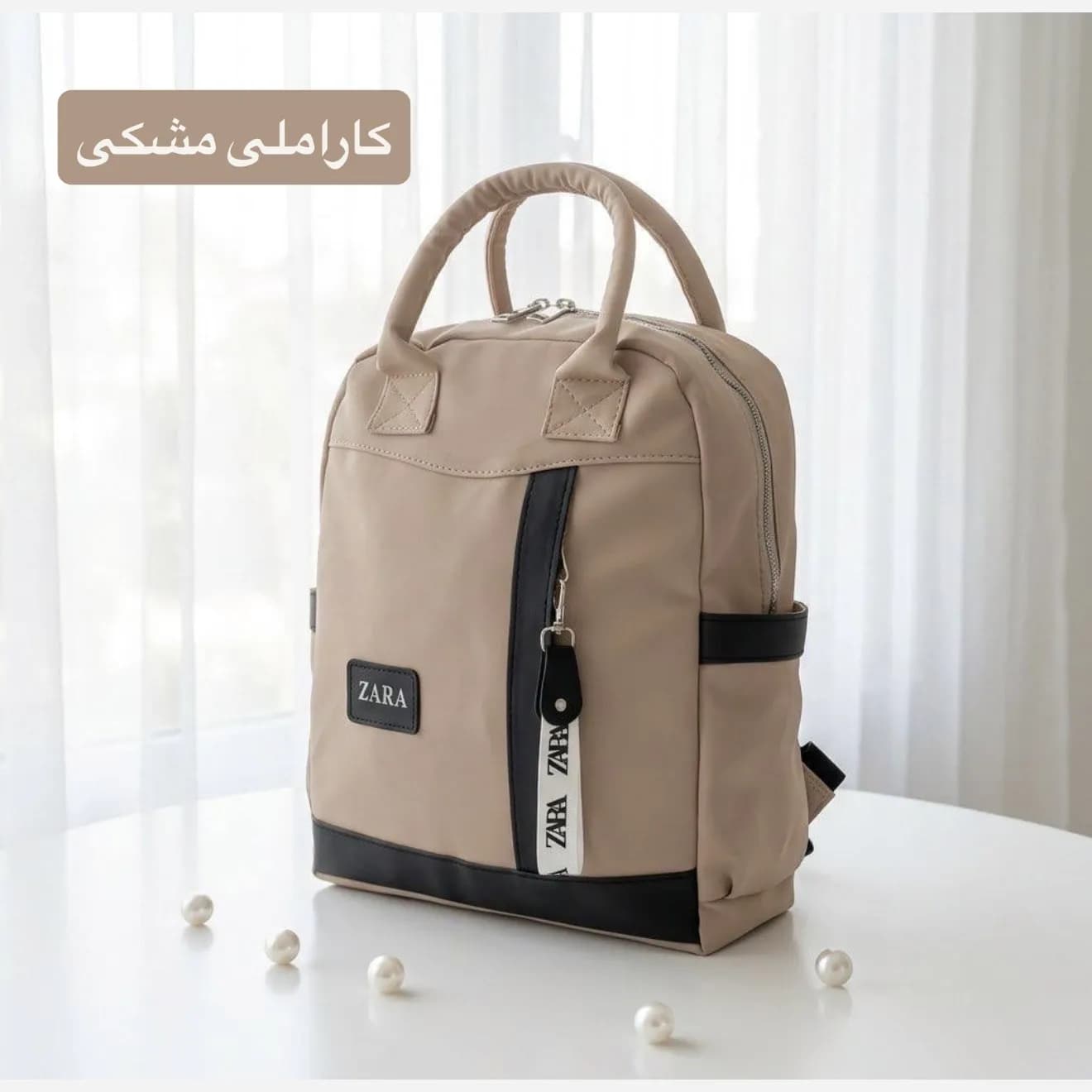 کوله فانتزی دخترانه برزنتی روزمره و مدرسه سه بند — تصویر ۸