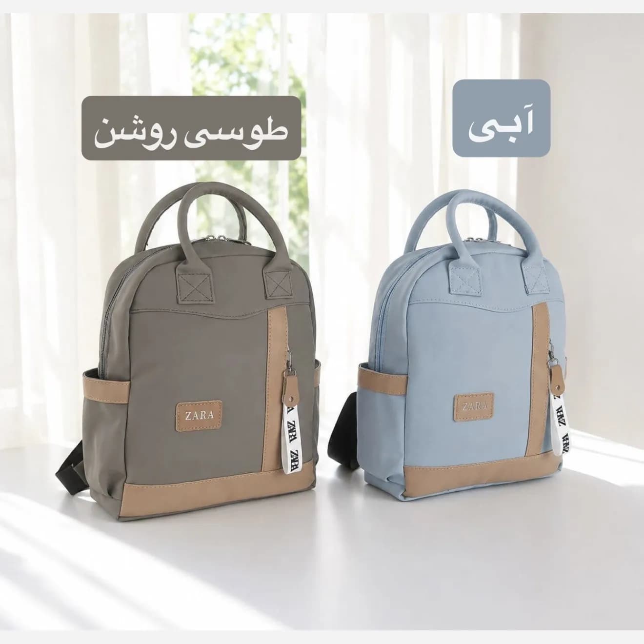 کوله فانتزی دخترانه برزنتی روزمره و مدرسه سه بند — تصویر ۶