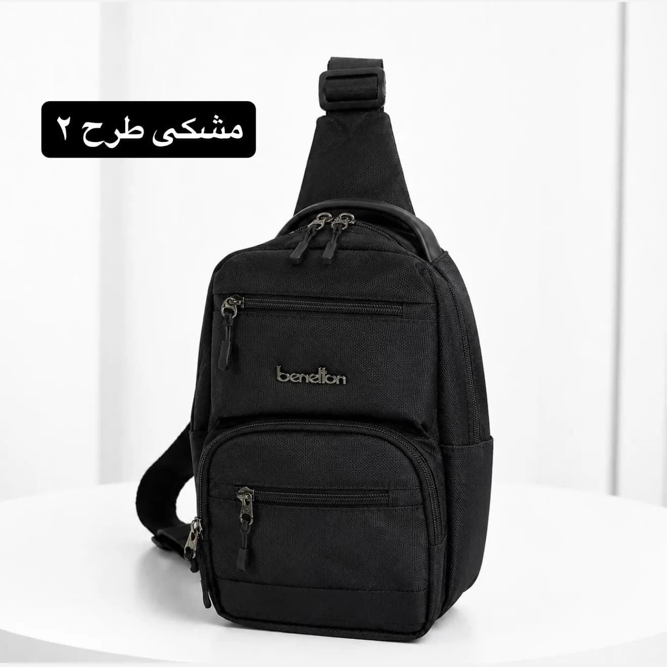 کیف مردانه اسپرت روزمره پارچه ای زیپی بند بلند 7 جیب — تصویر ۹