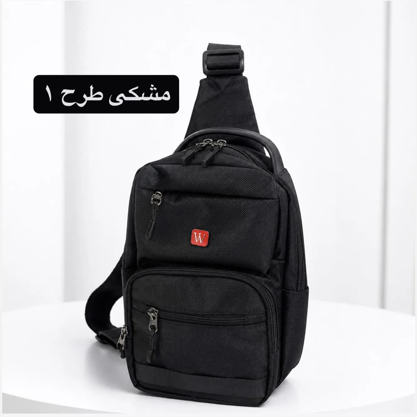 کیف مردانه اسپرت روزمره پارچه ای زیپی بند بلند 7 جیب — تصویر ۸
