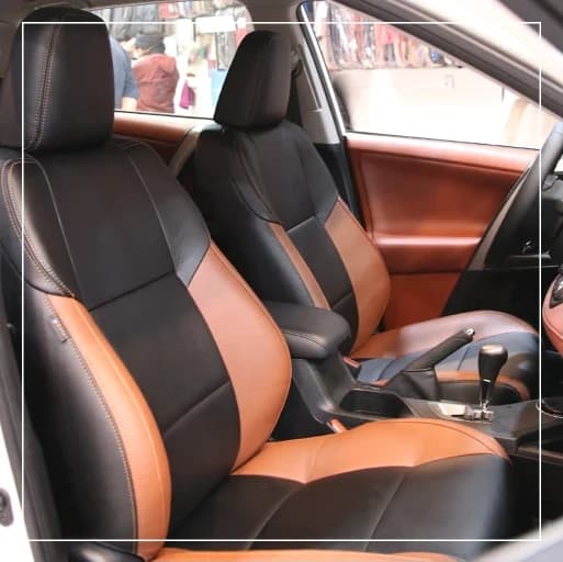 روکش صندلی تویوتا راوفور Toyota مدل فابریکی برند R-968) ECCCO) — تصویر ۶