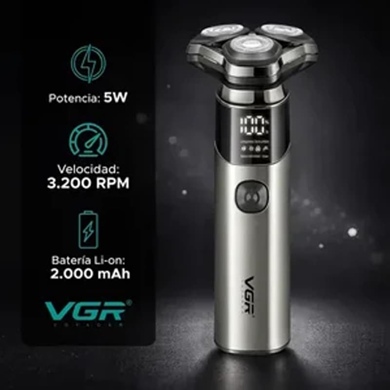 ماشین اصلاح سه تیغ وی جی آر مدل V-321 — تصویر ۱۱