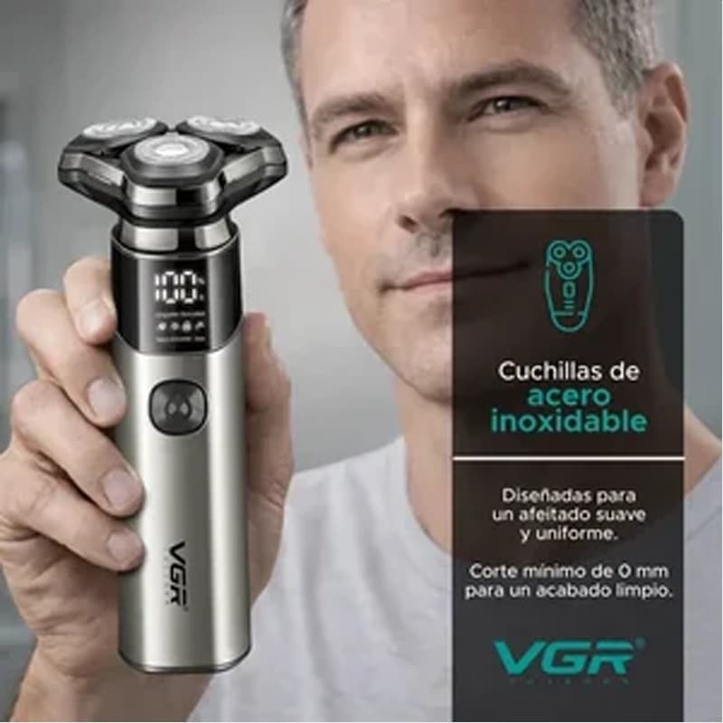 ماشین اصلاح سه تیغ وی جی آر مدل V-321 — تصویر ۵