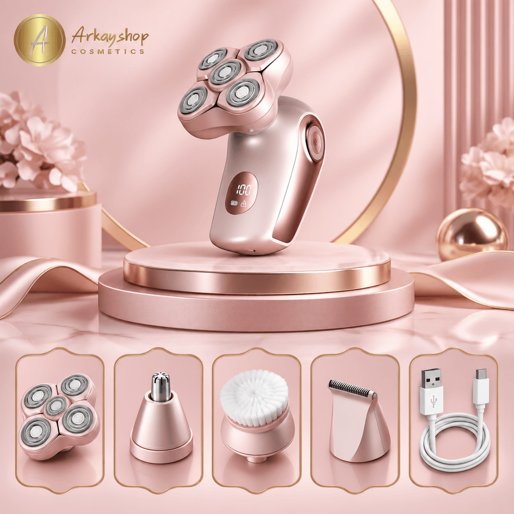 شیور 5 کاره بانوان شیگلم SHEGLAM مدل SMOOTH MOVES 5D FLASH ELECTRIC SHAVER — تصویر ۴