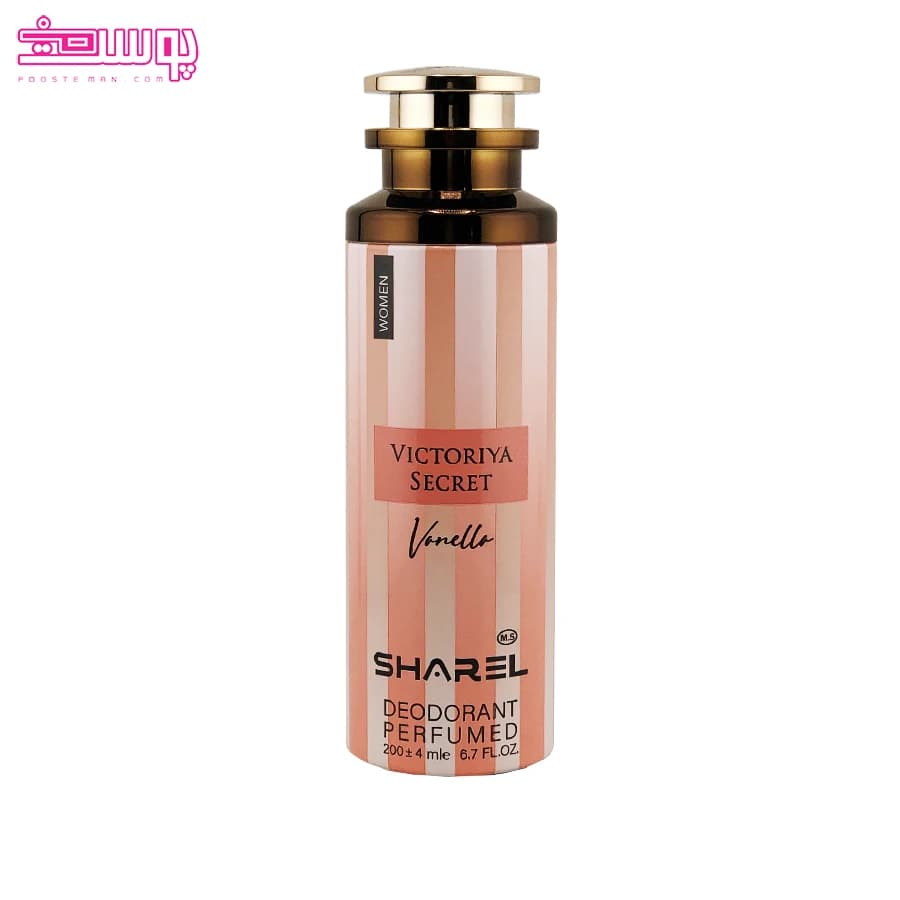 اسپری بدن زنانه شارل SHAREL رایحه VICTORYA SECRET VANELLA حجم 200 میل — تصویر ۷