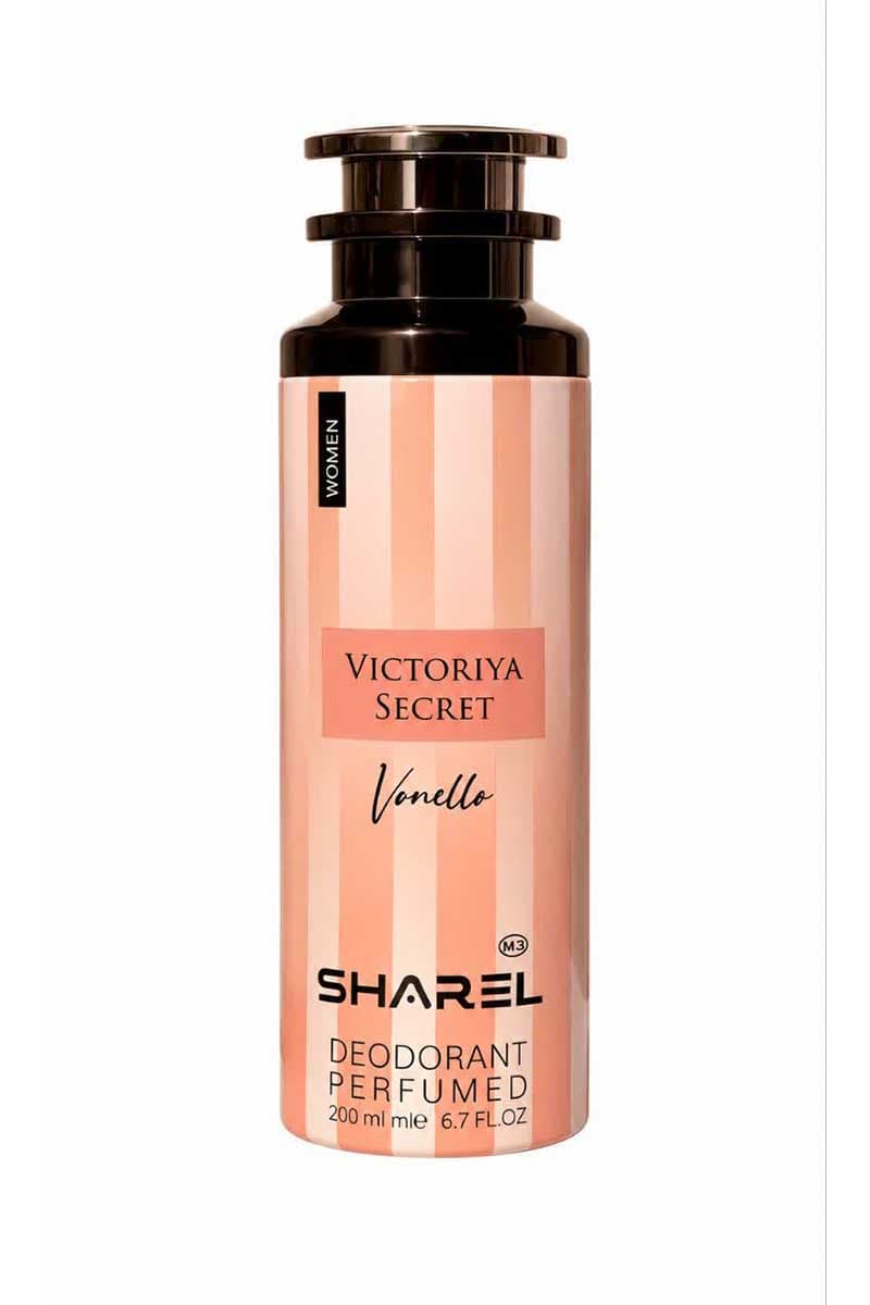 اسپری بدن زنانه شارل SHAREL رایحه VICTORYA SECRET VANELLA حجم 200 میل