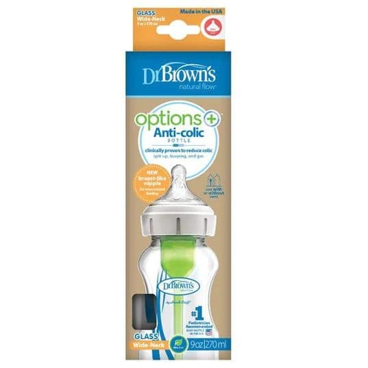 شیشه شیر عریض پیرکس دکتر براونز ۲۷۰ میلی لیتر Dr Brown’s wb91700 — تصویر ۷