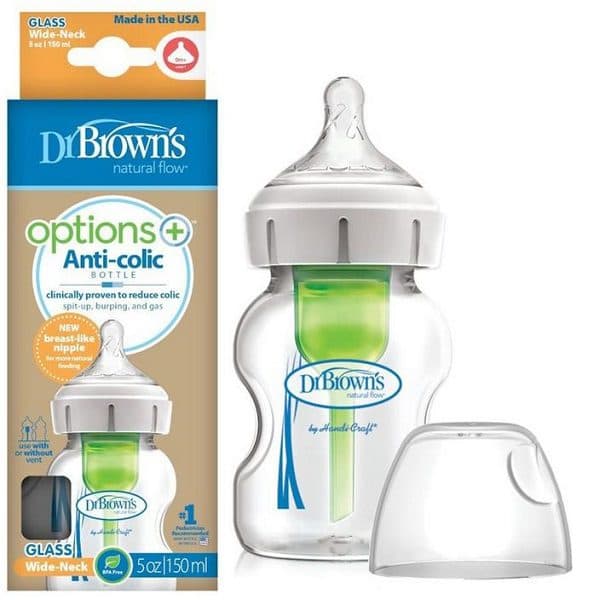 شیشه شیردهانه عریض پیرکس ۱۵۰ میلی لیتر کد web51700 برند دکتر براونز Dr Brown’s — تصویر ۱۰