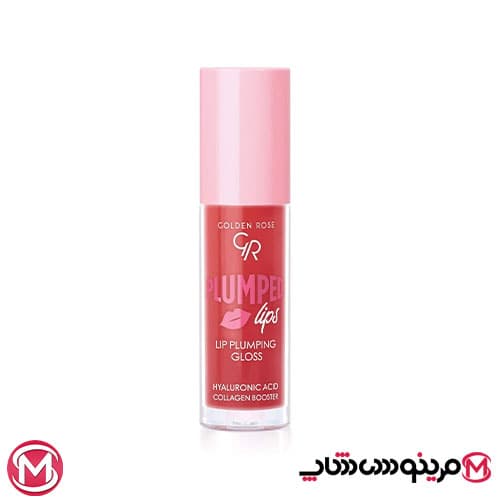 رژ لب مایع حجم دهنده گلدن رز GOLDEN ROSE مدل Plumped Lips شماره 212 — تصویر ۹