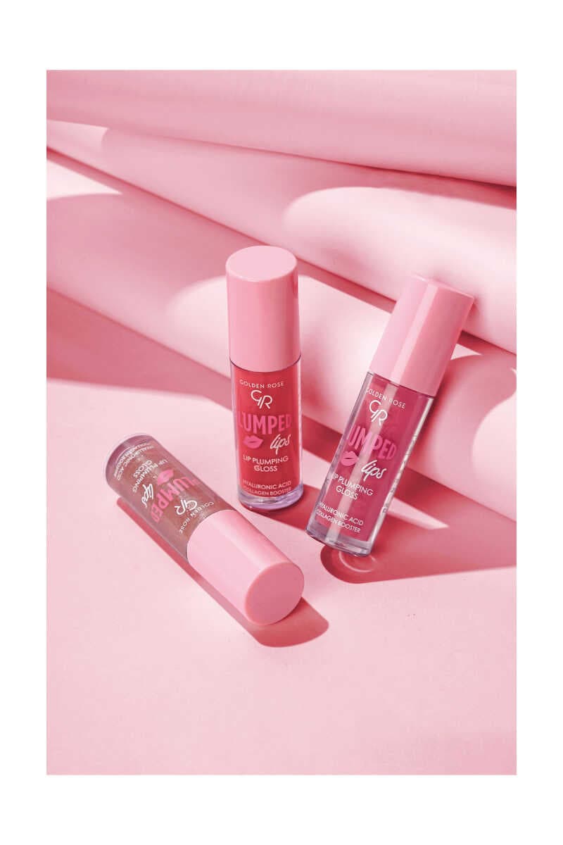 رژ لب مایع حجم دهنده گلدن رز GOLDEN ROSE مدل Plumped Lips شماره 212 — تصویر ۲