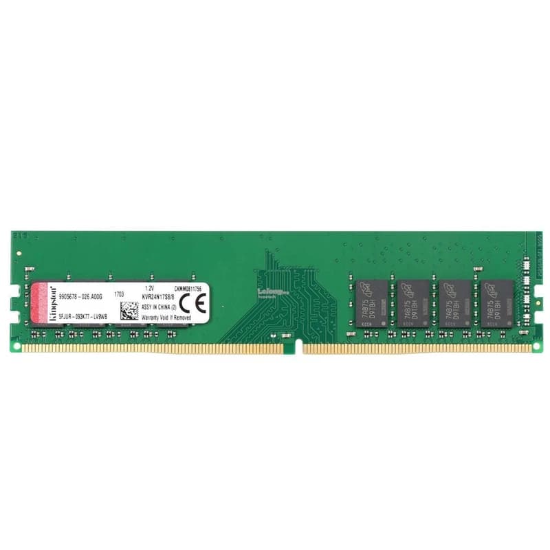رم دسکتاپ DDR4 تک کاناله 2400 مگاهرتز کینگستون ظرفیت 8 گیگابایت — تصویر ۳