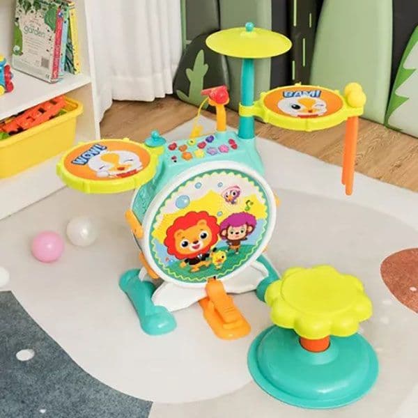اسباب بازی موزیکال جاز و درام بزرگ هولی تویز مدل 3130 Huile Toys — تصویر ۱۰