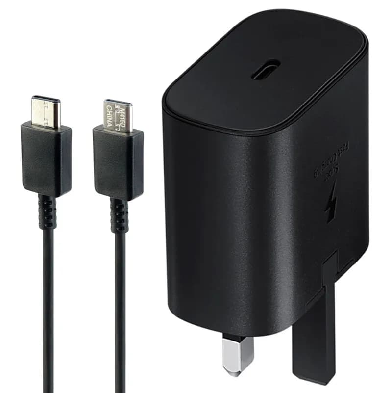 کلگی شارژر فست Samsung EP-TA845XBEGCN 3A PD 25W + کابل تبدیل تایپ سی (حراجی) — تصویر ۸
