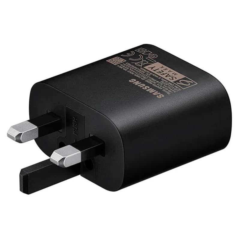 کلگی شارژر فست Samsung EP-TA845XBEGCN 3A PD 25W + کابل تبدیل تایپ سی (حراجی) — تصویر ۳